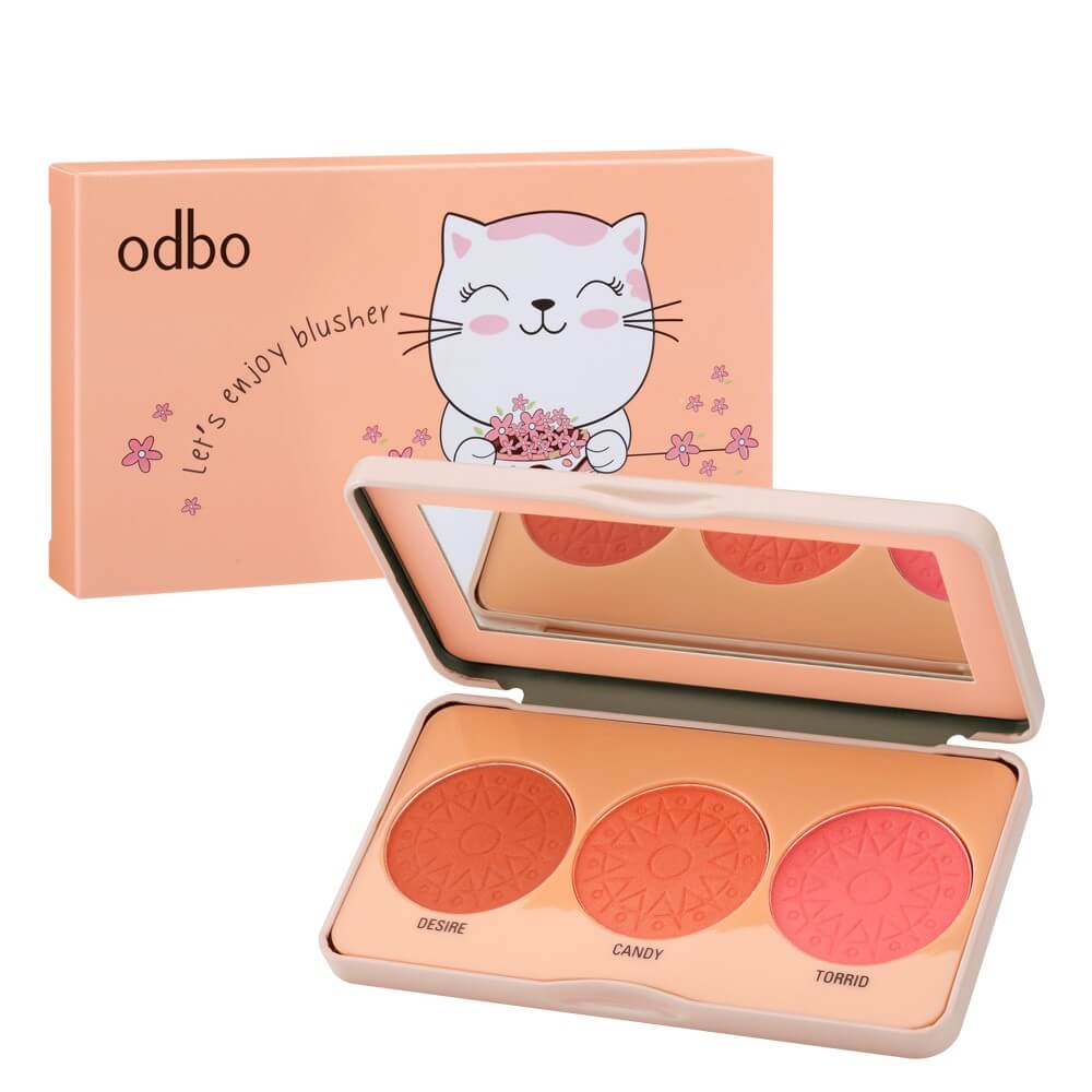 Phấn má hồng Odbo Let's Enjoy Blusher