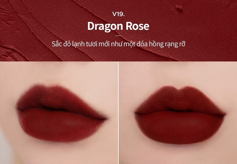 bảng màu son merzy