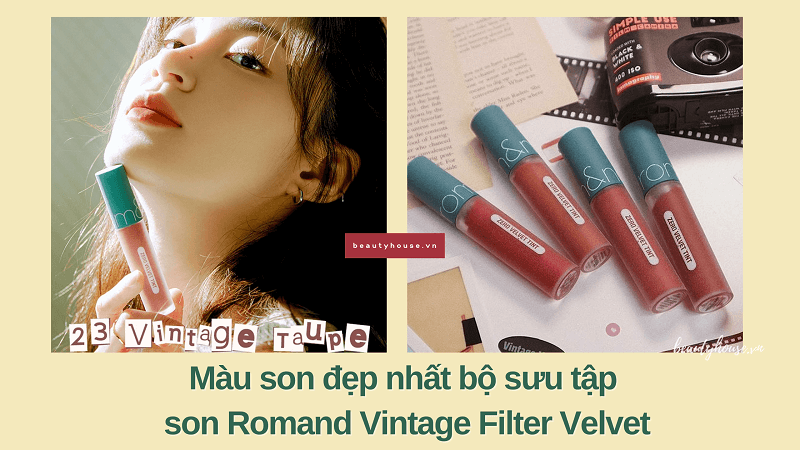 Màu son đẹp nhất bộ sưu tập son Romand Vintage Filter Velvet