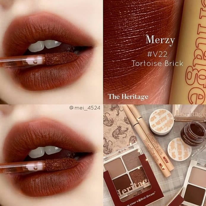 Review bảng màu son kem lì Merzy The Heritage Velvet Tint khiến nàng say  như điếu đổ | Beautyhouse