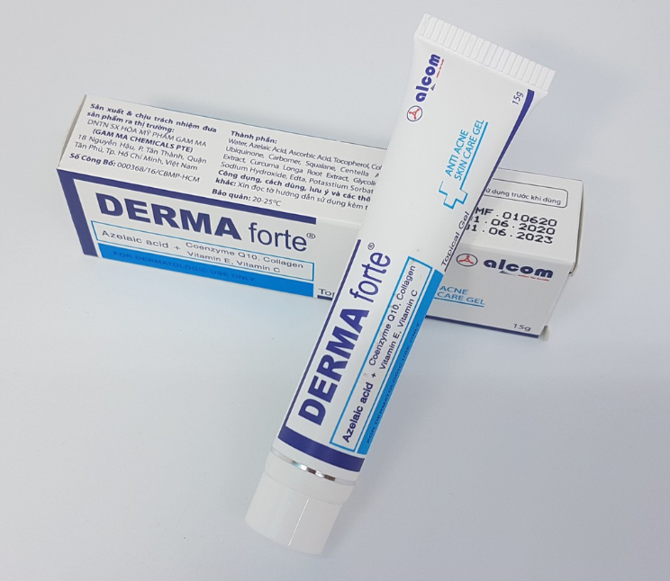 kem trị mụn derma forte gel