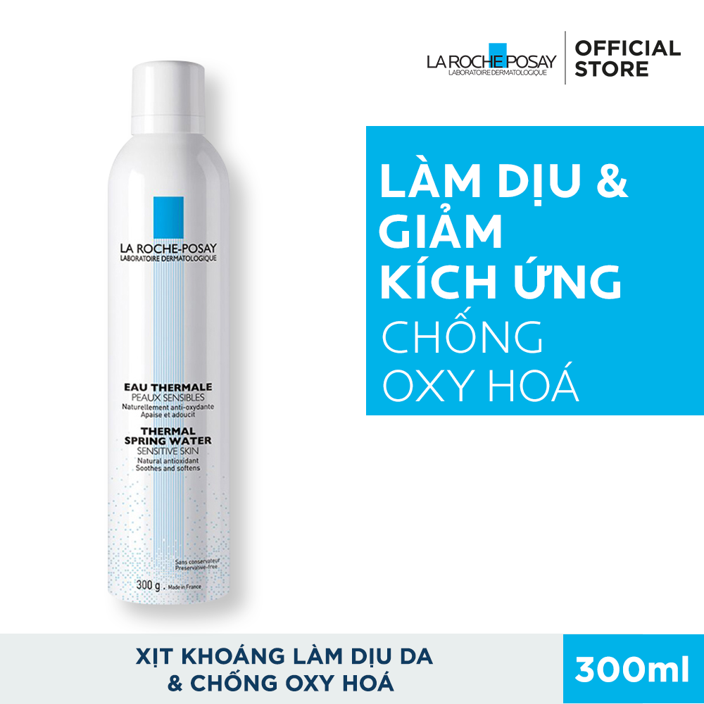 Xịt Khoáng La Roche-Posay Thermal Spring Water Sensitive Skin 300ml Làm dịu và bảo vệ da