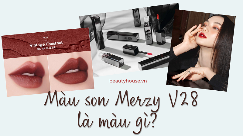 Merzy V28 màu son đại diện cho quyền lực cá tính và sự nổi bật của mọi cô nàng